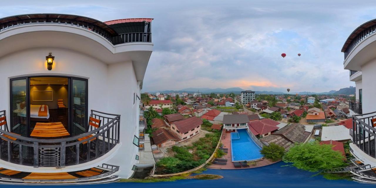 Confetti Garden Hotel Vang Vieng Exterior foto